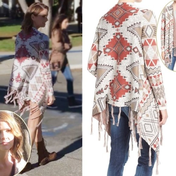 RARE ASO Teen Wolf Malia Tate geometric cardigan - Picture 3 of 6